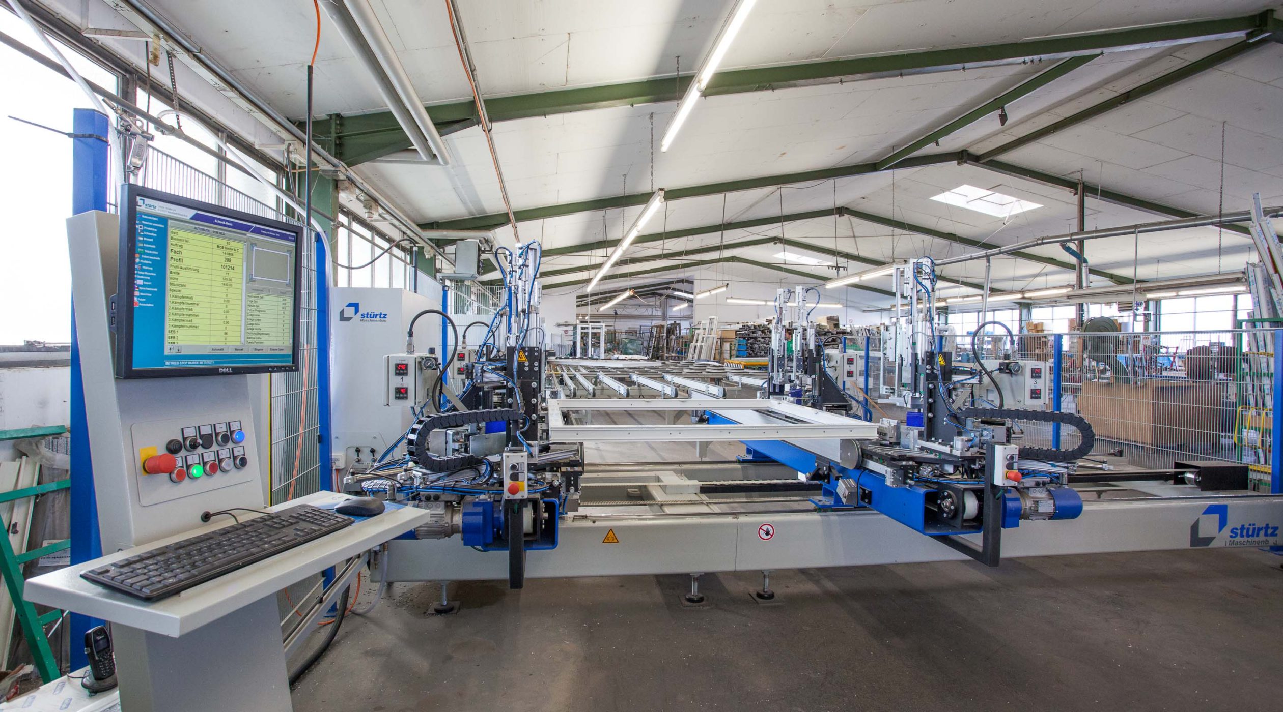 Produktion Schock Fenster