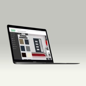 Haustürkonfigurator auf Computer